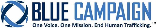 Blue Campaign - One Voice. Once Mission. End Human Trafficking Logo