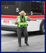 Officer Directing Motorists